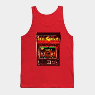 Fighting Arcade Machine Tank Top